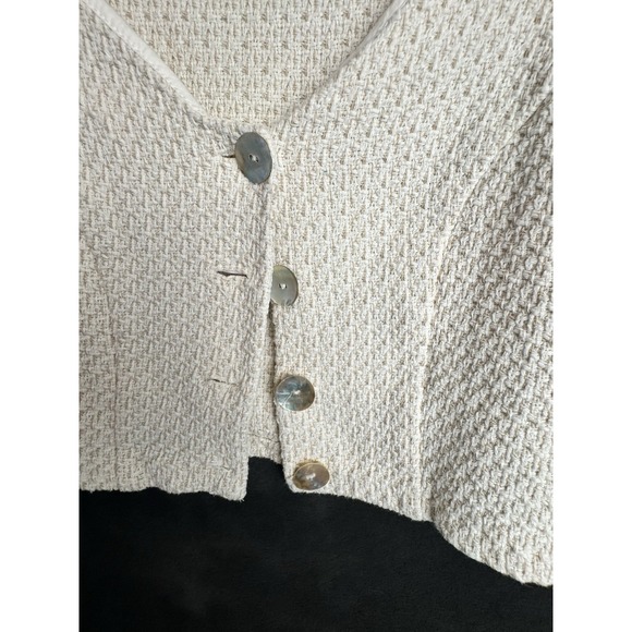 Zara Cropped Knit Cardigan Sweater Size XSMALL - Picture 3 of 5